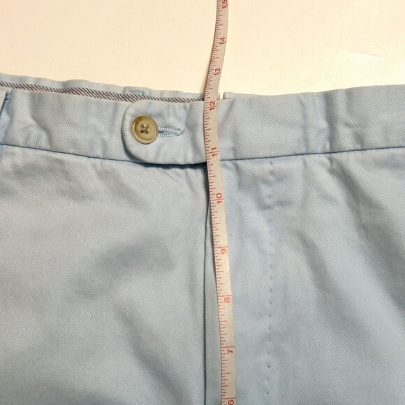 Peter Millar Raleigh Washed Twill Performance Light Blue Khaki Chino 38x37 - Picture 8 of 14